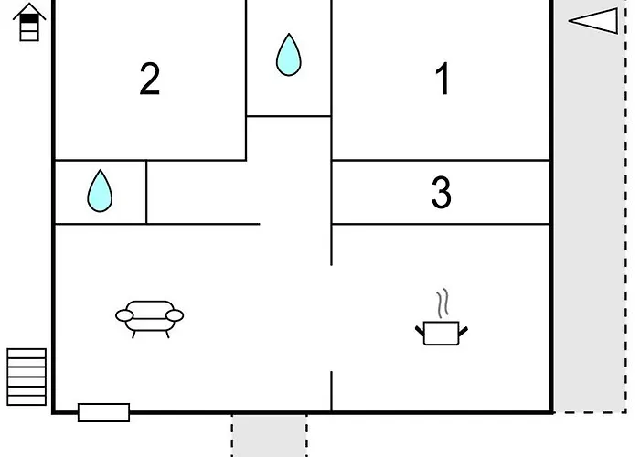 Three-bedroom In Kastel Kambelovac Διαμέρισμα